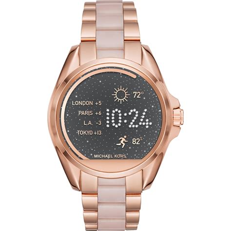 michael michael kors women's bradshaw chronograph silicone strap watch|Michael Kors access smartwatch bradshaw.